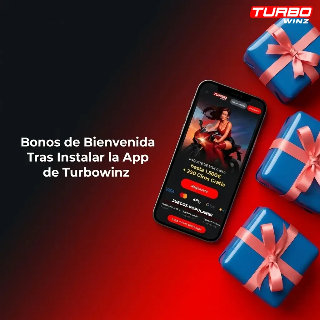 Bonos de bienvenida Turbowinz app: hasta 1.500 EUR y 250 giros gratis para casino y apuestas deportivas