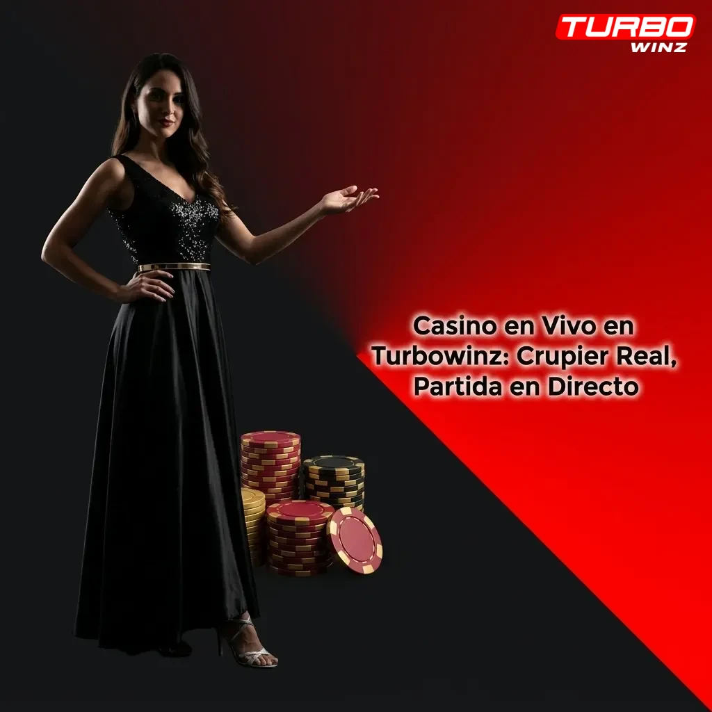 Casino en vivo Turbowinz: crupier real en mesas de ruleta, blackjack y baccarat retransmitidas en directo