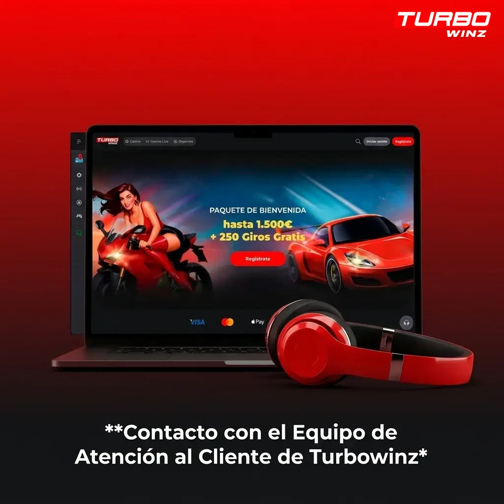 Equipo de atención al cliente de Turbowinz: chat en vivo, correo electrónico y centro de ayuda disponibles 24h