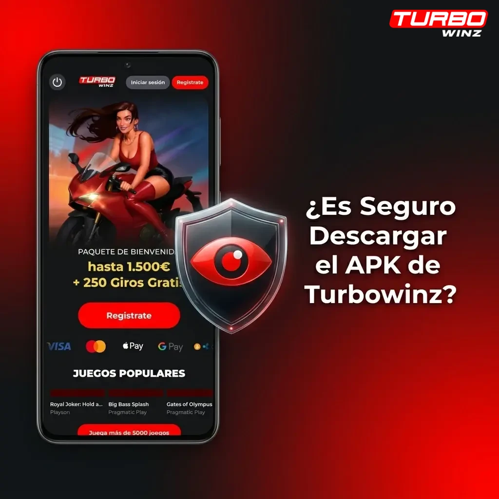Descarga segura del APK de Turbowinz con cifrado SSL y licencia oficial de juego regulada