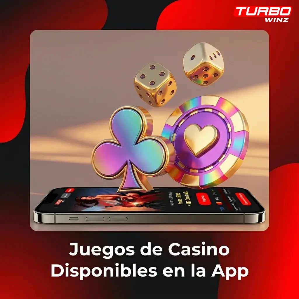 Juegos de casino en la app Turbowinz: tragaperras, ruleta en vivo, blackjack y más títulos optimizados