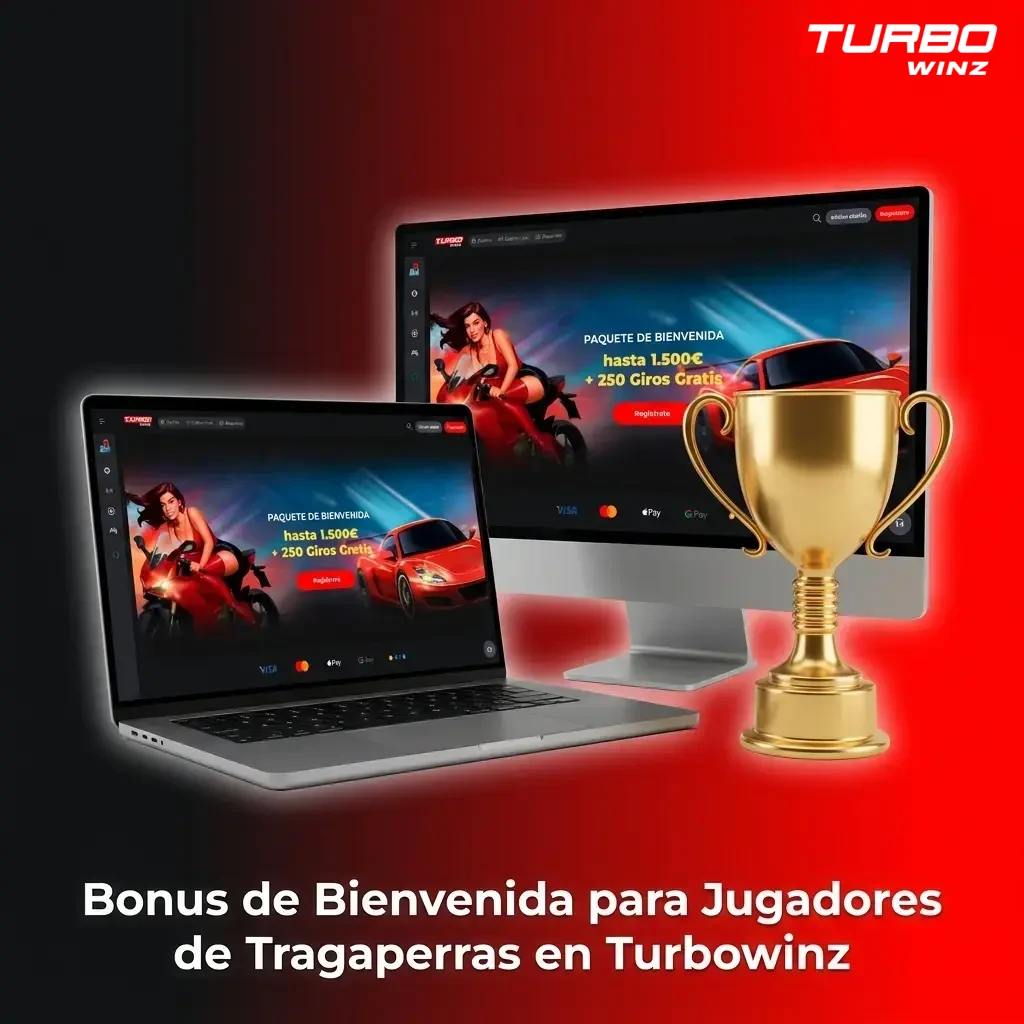 Bonus de bienvenida Turbowinz: 100% hasta 1.500 EUR y 250 giros gratis para jugadores de tragaperras