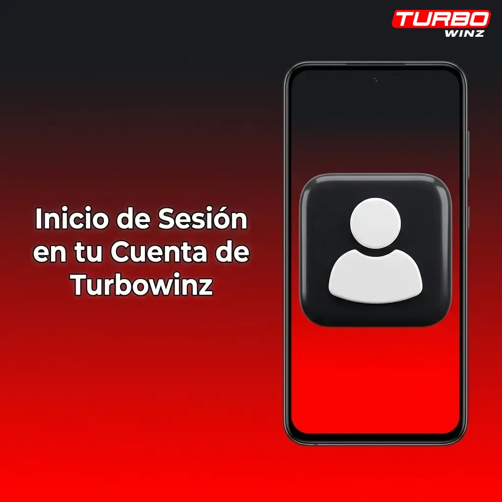 Pantalla de inicio de sesión en la cuenta de Turbowinz con formulario de acceso seguro